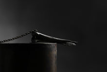 Load image into Gallery viewer, Holzpuppe exclusive Femur Bone Pendants with Green Tourmalinated Quartz