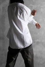 画像をギャラリービューアに読み込む, KLASICA SABRON HALF BUTTON PULLOVER SHIRT / TYPE-WRITER CLOTH (WHITE)