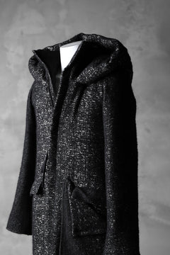 画像をギャラリービューアに読み込む, PAL OFFNER PADDED HOODNECK COAT (TWEEDY MELANGE)