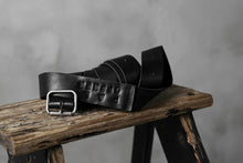 画像をギャラリービューアに読み込む, PAL OFFNER EASY LONG BELT / CALF LEATHER (BLACK)