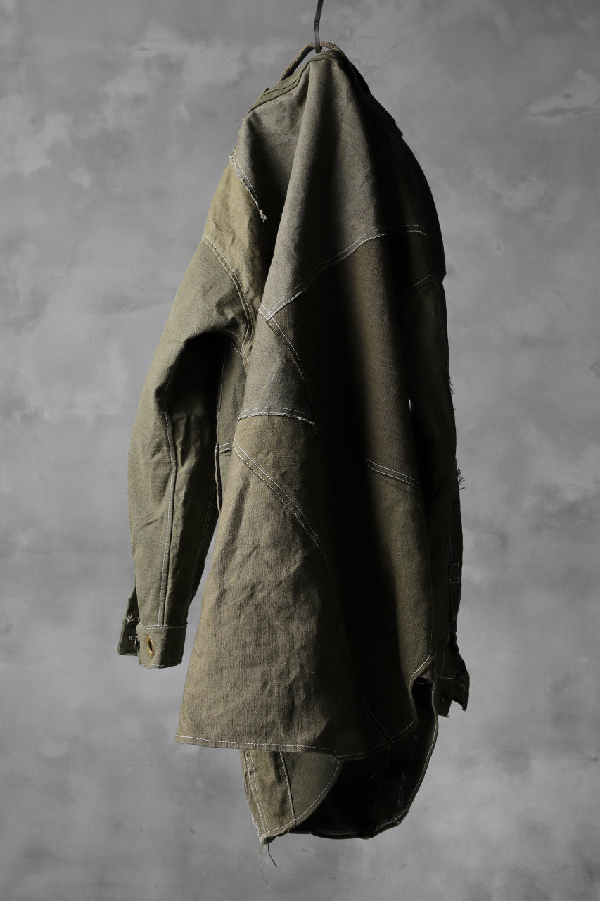 画像をギャラリービューアに読み込む, BACKLASH x LOOM exclusive RECONSTRUCTIVE COAT / VINTAGE MILITARY CANVAS
