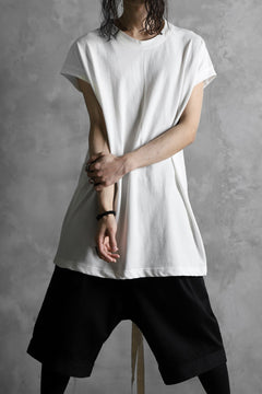 画像をギャラリービューアに読み込む, KLASICA LUNG CAP SLEEVE LONG  CUT & SEWN / DRY TWILL JERSEY (WHITE)