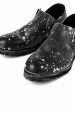 画像をギャラリービューアに読み込む, Portaille exclusive PL5 VB Slipon Shoes / Oiled Kip handpainted (BLACK)