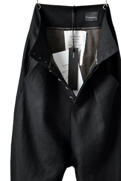 画像をギャラリービューアに読み込む, SOSNOVSKA exclusive CLOWN STYLE LINEN PANTS (BLACK)