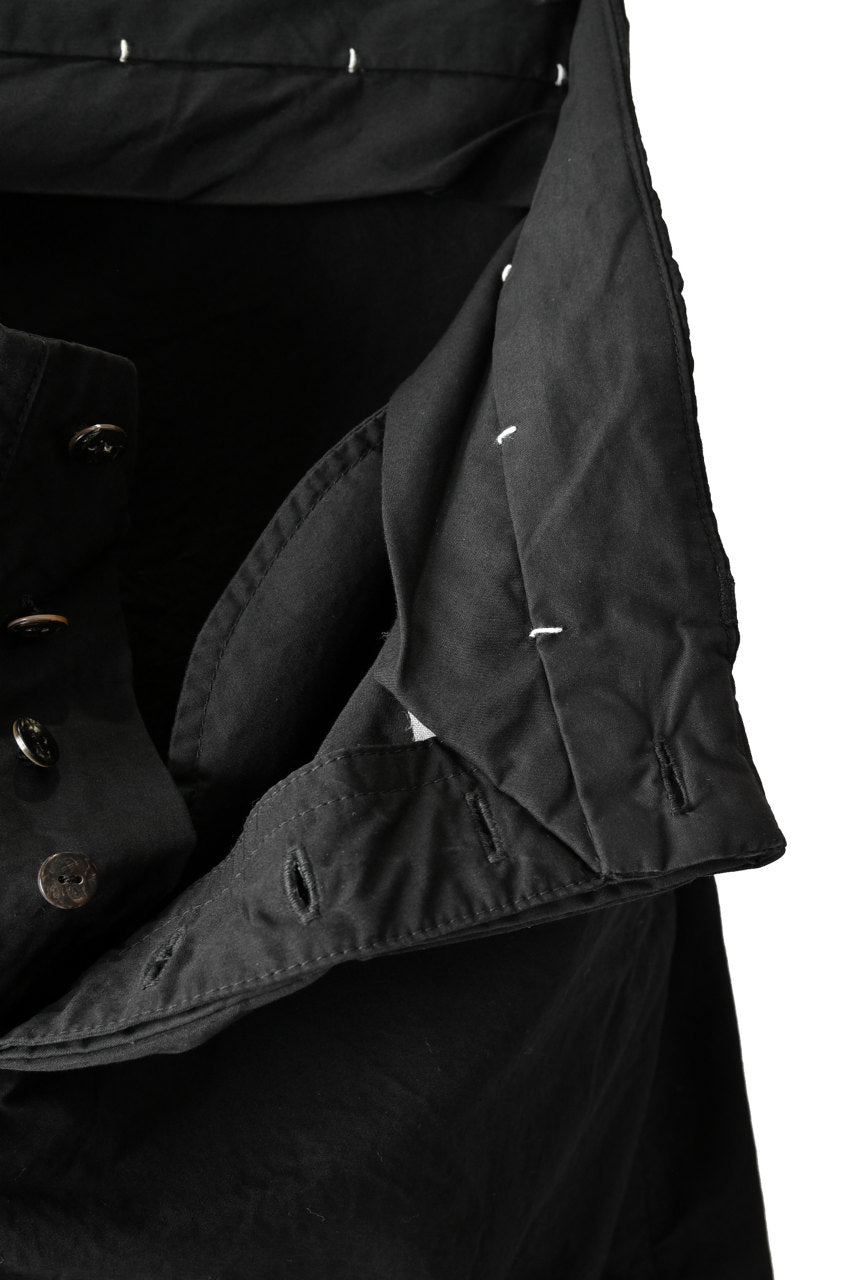 Load image into Gallery viewer, blackcrow high density cotton banana shape trousers (BLACK)