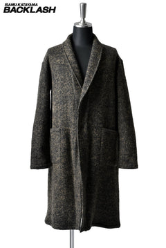 Load image into Gallery viewer, ISAMU KATAYAMA BACKLASH exclusive SHAWL COLLAR BUTTONED COAT (MUSTARD)