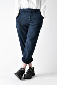画像をギャラリービューアに読み込む, COLINA SASHIKO CURVED TROUSERS (INDIGO)