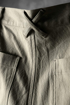 Load image into Gallery viewer, blackcrow worker pocket trousers / cotton woven (BEIGE)