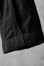 Load image into Gallery viewer, KLASICA DARK CHECK SABRON WIDE TROUSERS / WASH OUT MIX WEAVE (DARK CHECK)