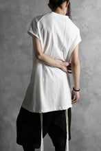 画像をギャラリービューアに読み込む, KLASICA LUNG CAP SLEEVE LONG  CUT & SEWN / DRY TWILL JERSEY (WHITE)