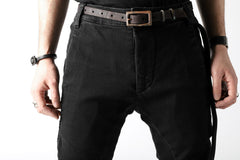 画像をギャラリービューアに読み込む, thomkrom OVER LOCKED SLIM TROUSERS / FADE STRETCH DENIM (BLACK)