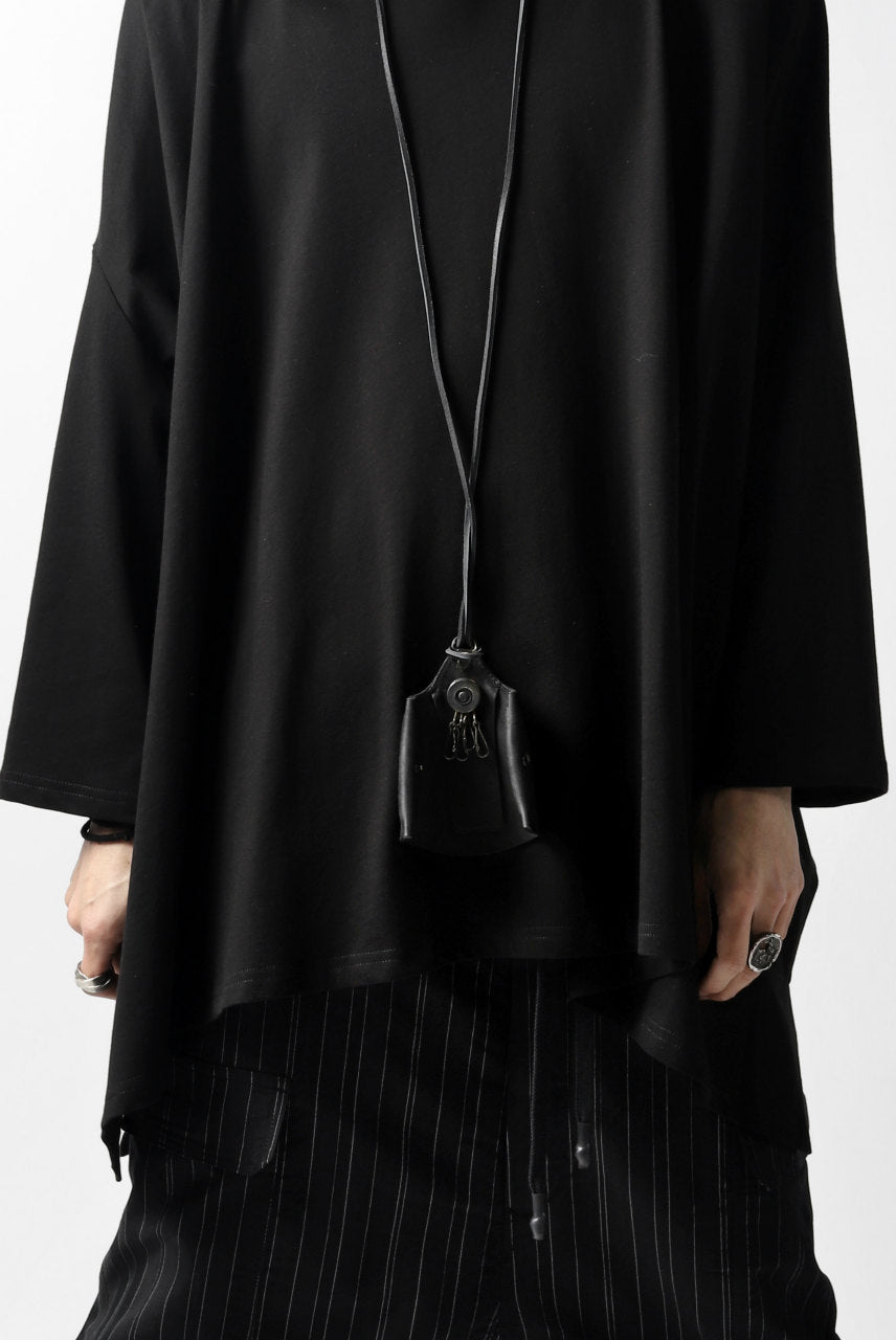 Load image into Gallery viewer, Portaille "Atelier Made" exclusive NECK KEY CASE / PUEBLO by Badalassi Carlo (BLACK)