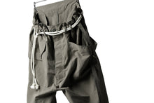画像をギャラリービューアに読み込む, ISAMU KATAYAMA BACKLASH WIDE TAPERED PANTS / SALT SHRINKAGE TYPEWRITER CLOTH