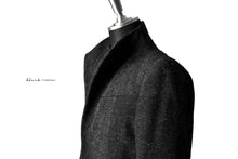 Load image into Gallery viewer, blackcrow standcollar tailorcoat (wool dark check)
