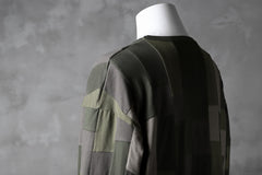 Load image into Gallery viewer, ISAMU KATAYAMA BACKLASH PATCHWORK-PRODUCTION JERSEY TOPS (KHAKI)