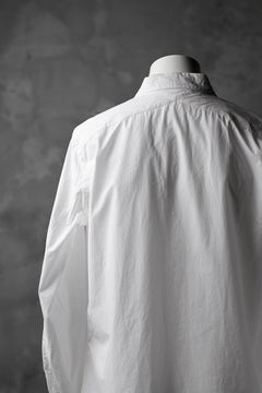 画像をギャラリービューアに読み込む, KLASICA SABRON BUTTON FRY SHIRT / TYPE-WRITER CLOTH (WHITE)