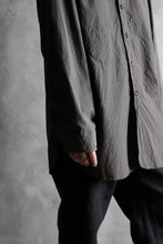 画像をギャラリービューアに読み込む, KLASICA SABRON BUTTON FRY SHIRT / TYPE-WRITER CLOTH (MOSS)