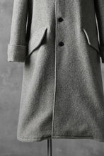 画像をギャラリービューアに読み込む, sus-sous foot guards great coat / W100 Harris melton raised washer (TOP GREY BEIGE)