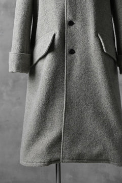 画像をギャラリービューアに読み込む, sus-sous foot guards great coat / W100 Harris melton raised washer (TOP GREY BEIGE)