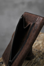 Load image into Gallery viewer, ISAMU KATAYAMA BACKLASH SMART PHONE CASE/PURSE / ITALY DOUBLE SHOULDER (DARK BROWN)