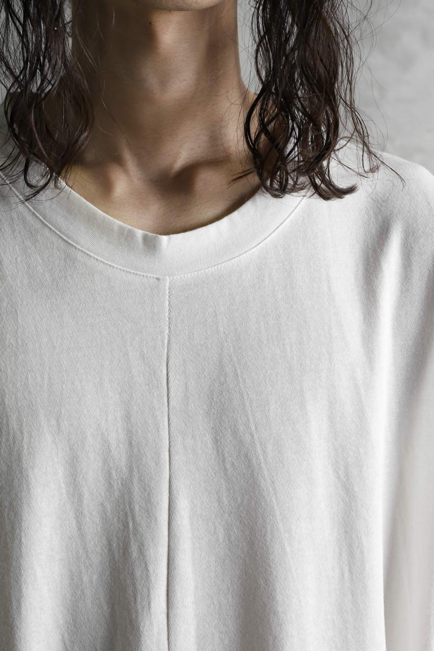 画像をギャラリービューアに読み込む, KLASICA LUNG CAP SLEEVE LONG  CUT & SEWN / DRY TWILL JERSEY (WHITE)