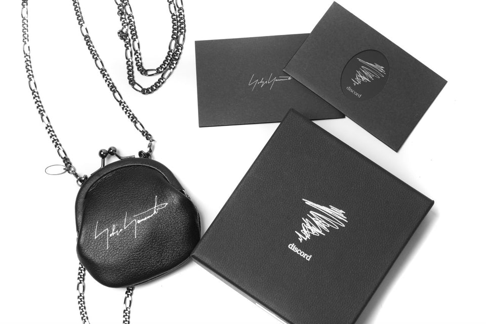 画像をギャラリービューアに読み込む, discord Yohji Yamamoto COIN WALLET NECKLACE (BLACK)