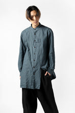 画像をギャラリービューアに読み込む, YUTA MATSUOKA semi long shirts / triple wash typewriter (light blue)