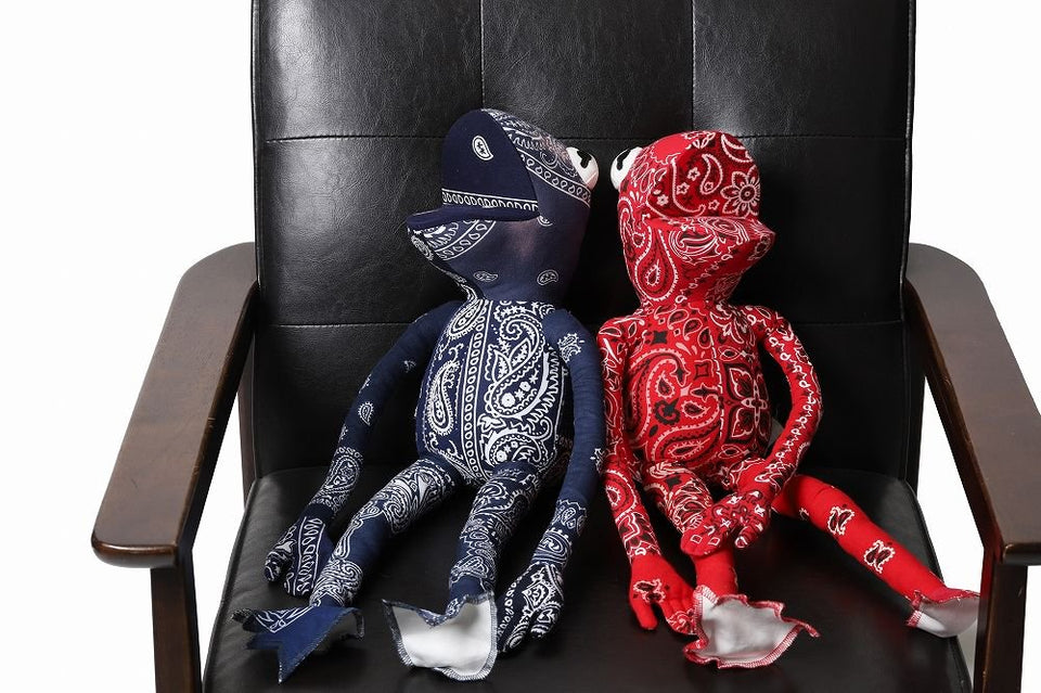 画像をギャラリービューアに読み込む, READYMADE BANDANA FROG MAN (NAVY ASORT)