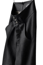 画像をギャラリービューアに読み込む, SOSNOVSKA exclusive CLOWN STYLE LINEN PANTS (BLACK)