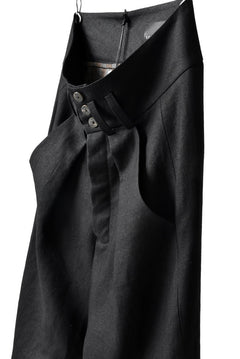 画像をギャラリービューアに読み込む, SOSNOVSKA exclusive CLOWN STYLE LINEN PANTS (BLACK)