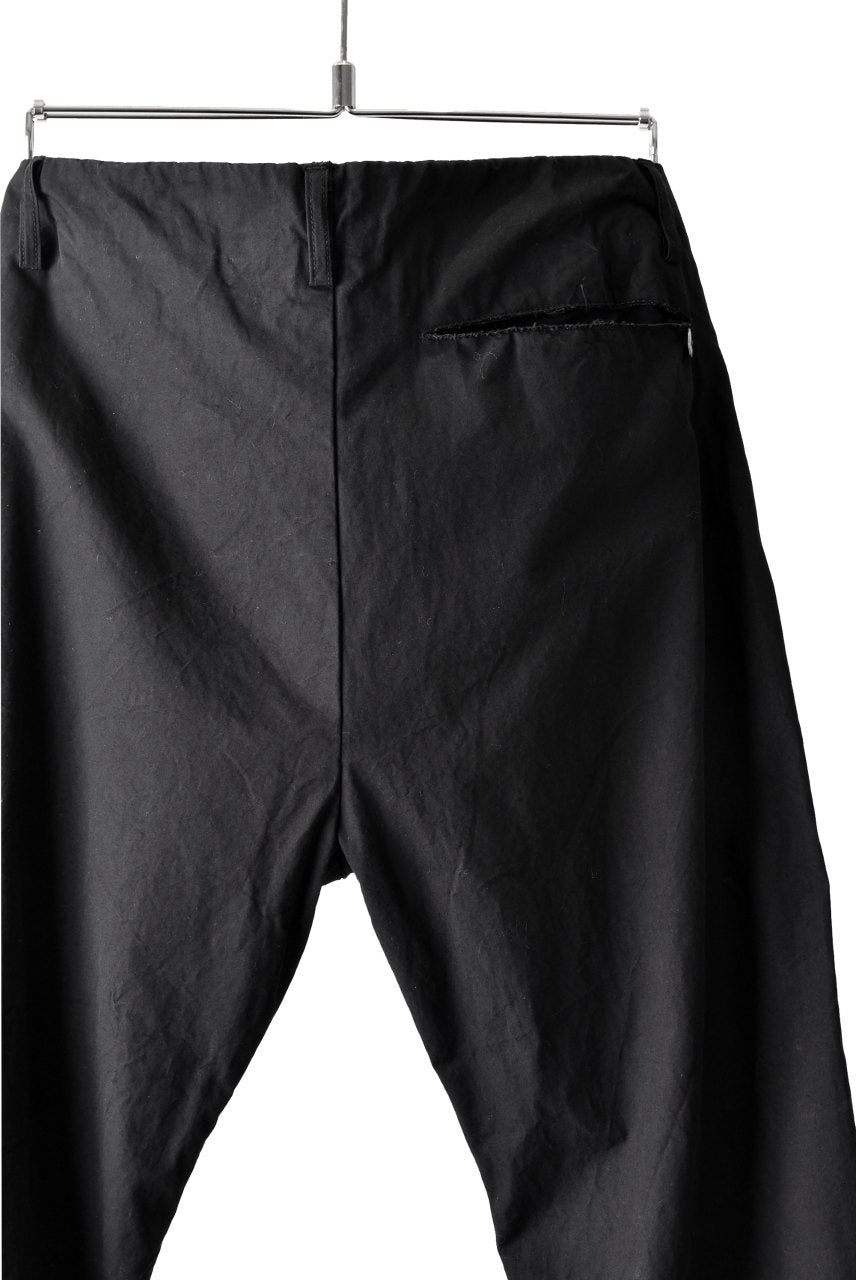 Load image into Gallery viewer, blackcrow high density cotton banana shape trousers (BLACK)