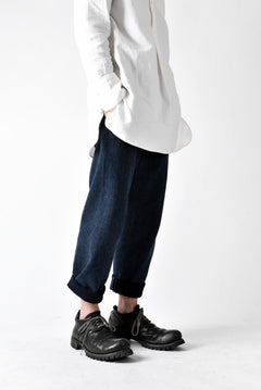 画像をギャラリービューアに読み込む, COLINA SASHIKO CURVED TROUSERS (INDIGO)