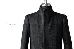 Load image into Gallery viewer, blackcrow standcollar tailorcoat (wool dark check)