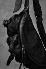 Load image into Gallery viewer, ISAMU KATAYAMA BACKLASH "DoubleShoulder" MIL-BAG (BLACK)