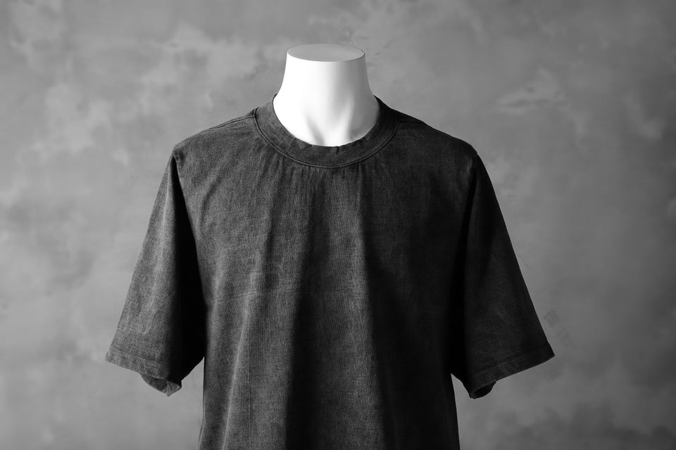 Load image into Gallery viewer, KLASICA RELAX SIZED SQUARE TEE / GARMENT PIGMENT DYED (PIGMENT GREY)