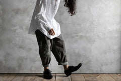 画像をギャラリービューアに読み込む, KLASICA SABRON HALF BUTTON PULLOVER SHIRT / TYPE-WRITER CLOTH (WHITE)
