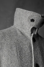 画像をギャラリービューアに読み込む, sus-sous foot guards great coat / W100 Harris melton raised washer (TOP GREY BEIGE)