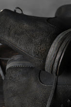 画像をギャラリービューアに読み込む, prtl "one make" Lace Up Boots (JAPAN Cow Reversed Leather / Hand Dyed BLACK)