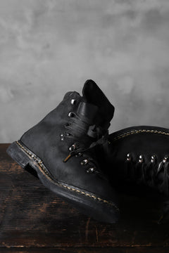 画像をギャラリービューアに読み込む, A DICIANNOVEVENTITRE A1923 Norwegian Laced Boots SH2 / Cavallo Oilo (NERO)
