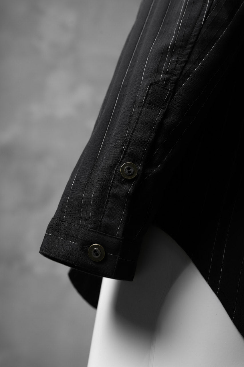 Load image into Gallery viewer, ISAMU KATAYAMA BACKLASH LONG SLEEVE SHIRT (BLACK x STRIPE)