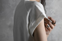 画像をギャラリービューアに読み込む, KLASICA LUNG CAP SLEEVE LONG  CUT & SEWN / DRY TWILL JERSEY (WHITE)