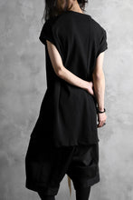 画像をギャラリービューアに読み込む, KLASICA LUNG CAP SLEEVE LONG  CUT & SEWN / DRY TWILL JERSEY (BLACK)