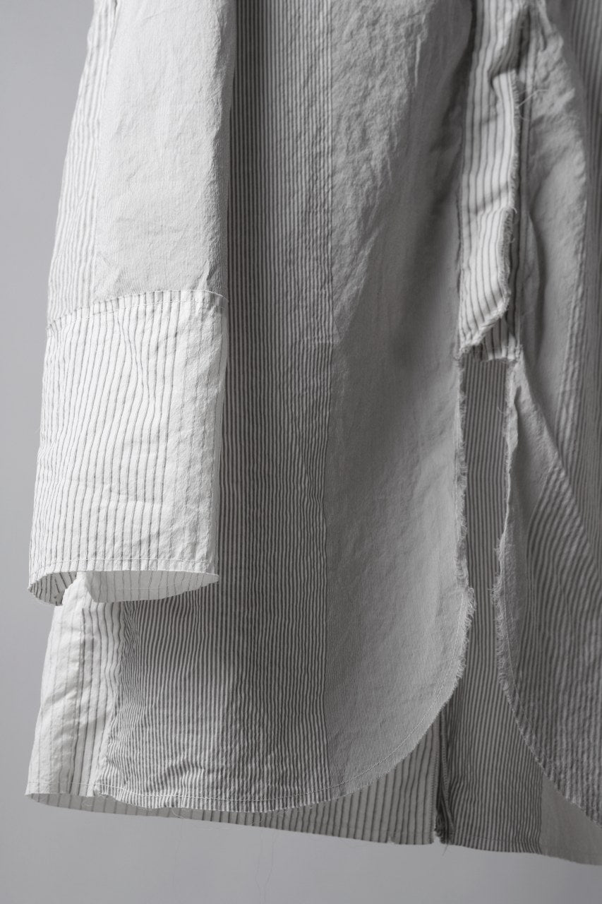 画像をギャラリービューアに読み込む, un-namable exclusive Lazarus Shirt / Silky Cotton Stripe (NATURAL)