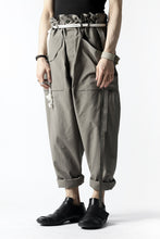 画像をギャラリービューアに読み込む, ISAMU KATAYAMA BACKLASH WIDE TAPERED PANTS / SALT SHRINKAGE TYPEWRITER CLOTH