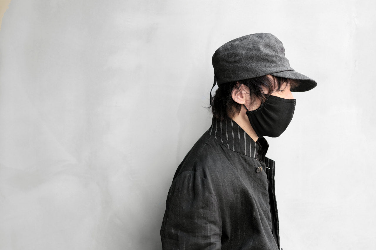 A.F ARTEFACT exclusive FACE COVERED MASK (BLACK x GREY)