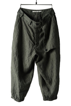 画像をギャラリービューアに読み込む, _vital exclusive covered pocket cropped pants / organic soft linen (苔/KHAKI)