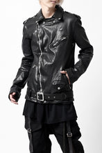 画像をギャラリービューアに読み込む, ISAMU KATAYAMA BACKLASH DOUBLE BREASTED JACKET / DOUBLE-SHOULDER OBJECT DYED (BLACK)