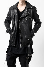 画像をギャラリービューアに読み込む, ISAMU KATAYAMA BACKLASH DOUBLE BREASTED JACKET / DOUBLE-SHOULDER OBJECT DYED (BLACK)