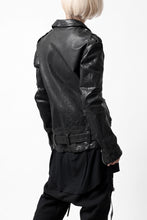 画像をギャラリービューアに読み込む, ISAMU KATAYAMA BACKLASH DOUBLE BREASTED JACKET / DOUBLE-SHOULDER OBJECT DYED (BLACK)