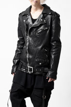 画像をギャラリービューアに読み込む, ISAMU KATAYAMA BACKLASH DOUBLE BREASTED JACKET / DOUBLE-SHOULDER OBJECT DYED (BLACK)